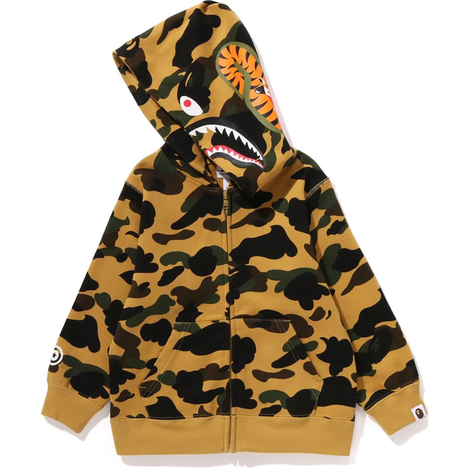 1ST CAMO SHARK ZIP HOODIE KIDS