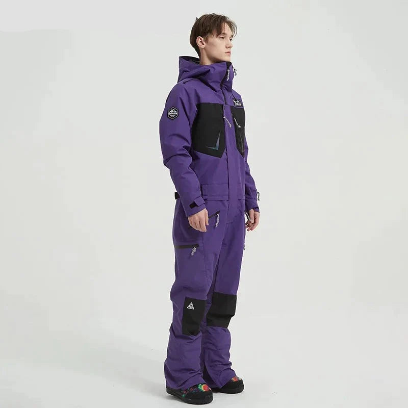 Ashore Ski Shop Extra Thick Women Ski Jumpsuits Straight Full Jumpsuits