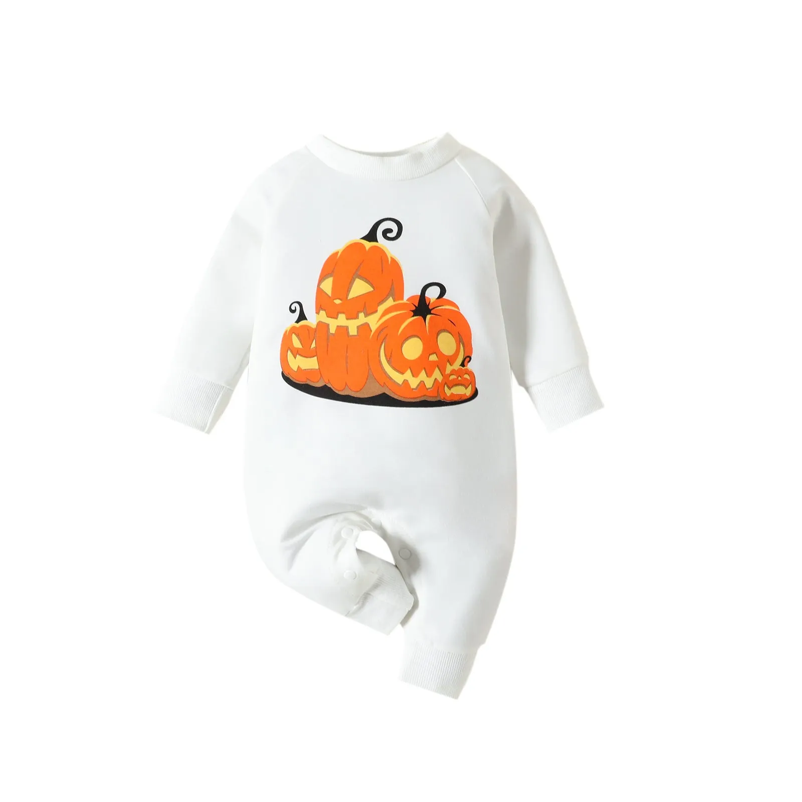 Baby Girls Boys Cartoon Print Halloween Jumpsuits Wholesale 23090674