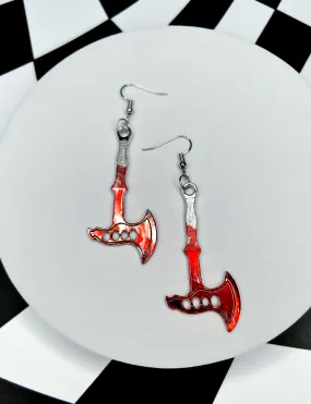 BLOODY AXE EARRINGS