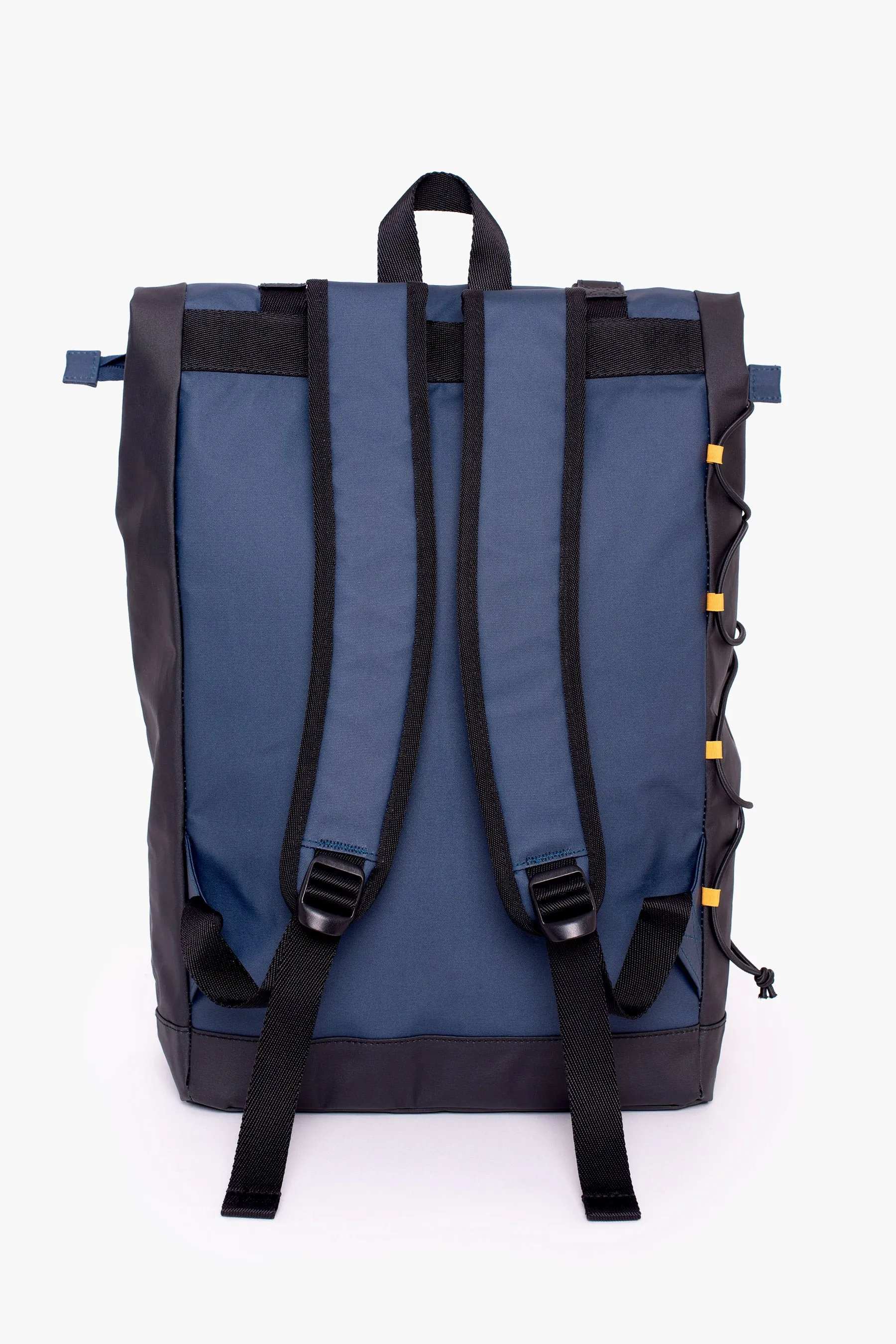 Blue Roll Top Backpack