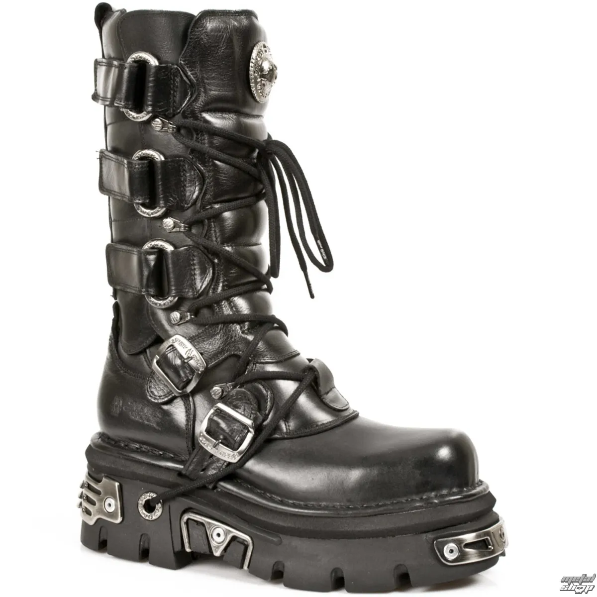 Boots New rock - Girdle Boots (474-S1) Black  -  Metal-shop