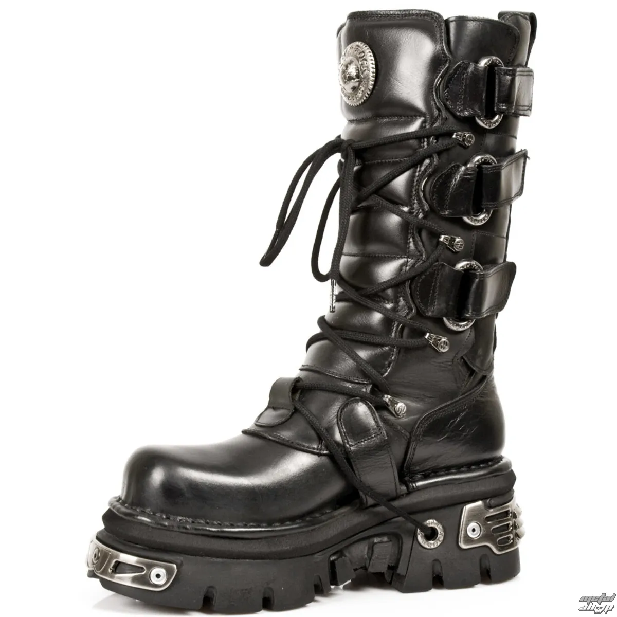 Boots New rock - Girdle Boots (474-S1) Black  -  Metal-shop