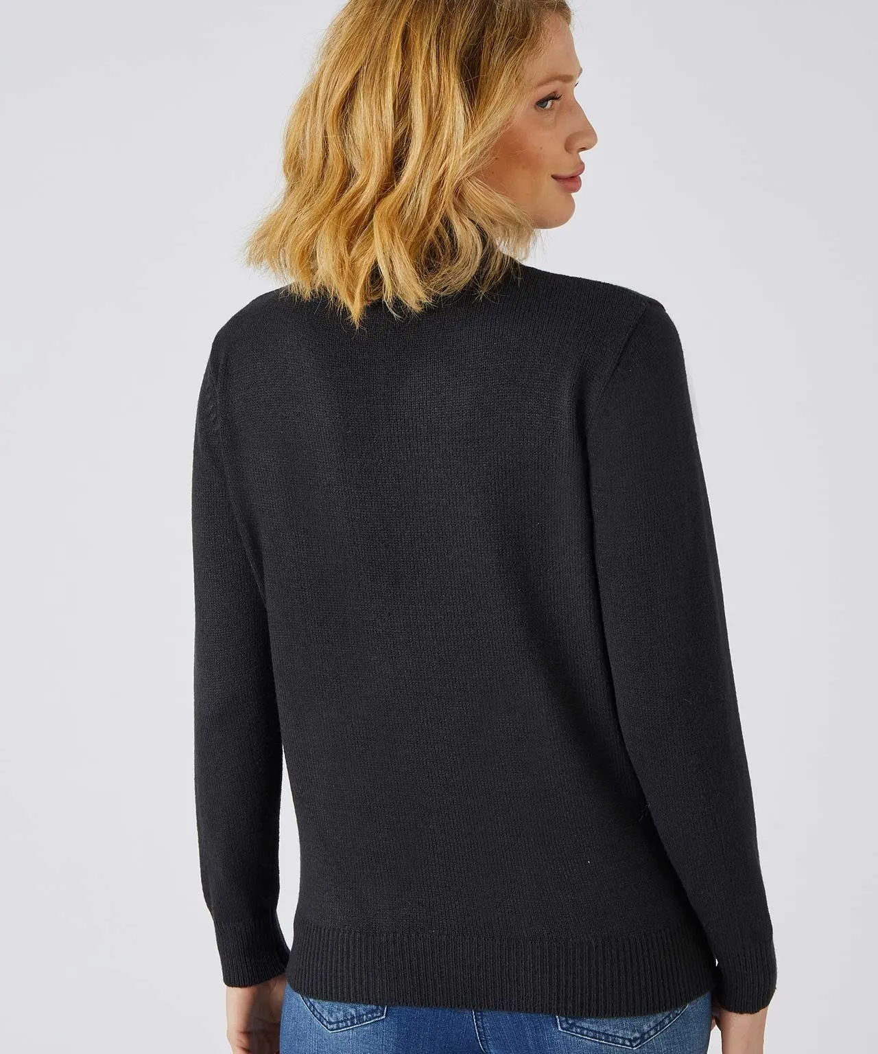 Button-neck Jumper