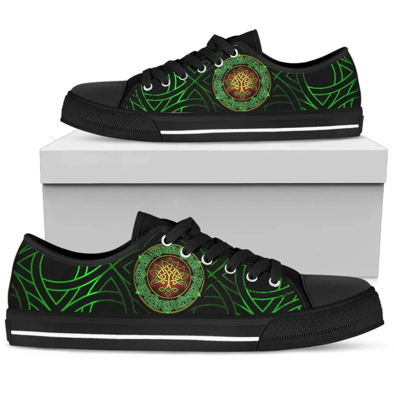 Celtic Symbol Tree Of Life Irish St Patrick’s Day Converse Sneakers Low Top Shoes