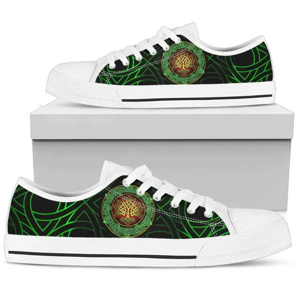 Celtic Symbol Tree Of Life Irish St Patrick’s Day Converse Sneakers Low Top Shoes