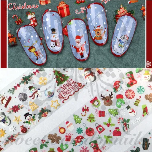 Christmas Nail Art Nail Foils