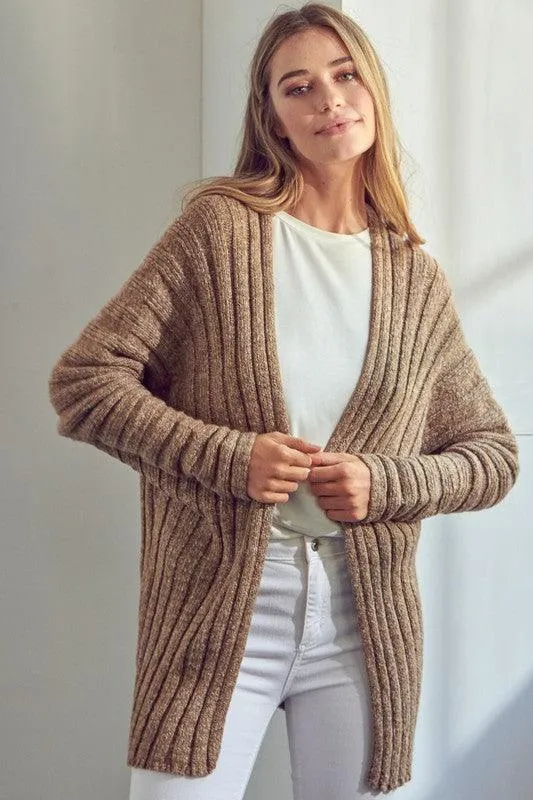 CHUNKY SWEATER KNIT CARDIGAN