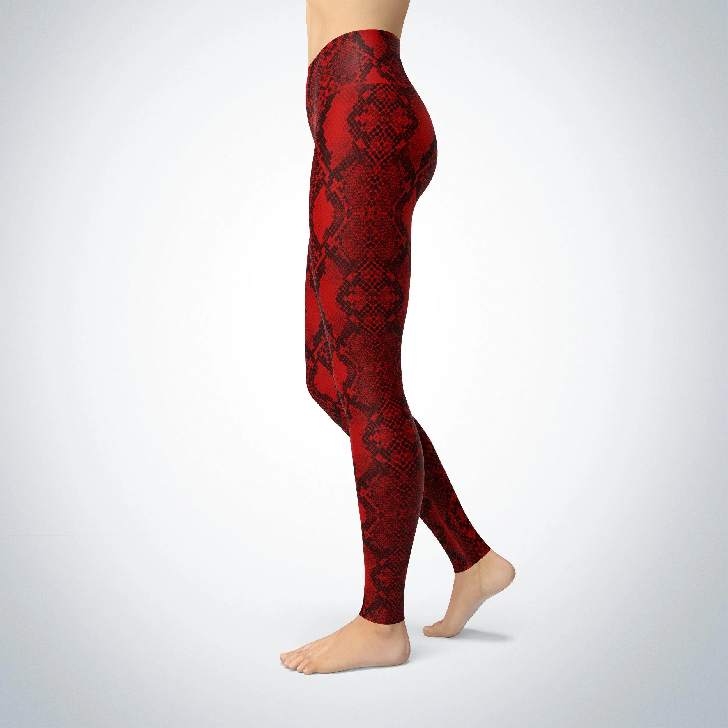 Colored Snake Eve Yoga Legging