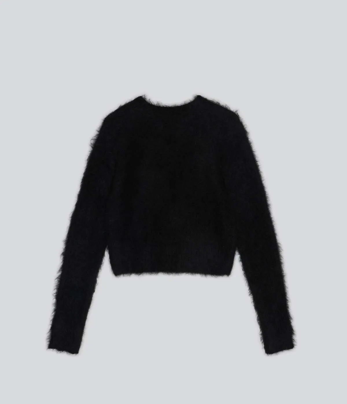 Cropped Sweater - Black