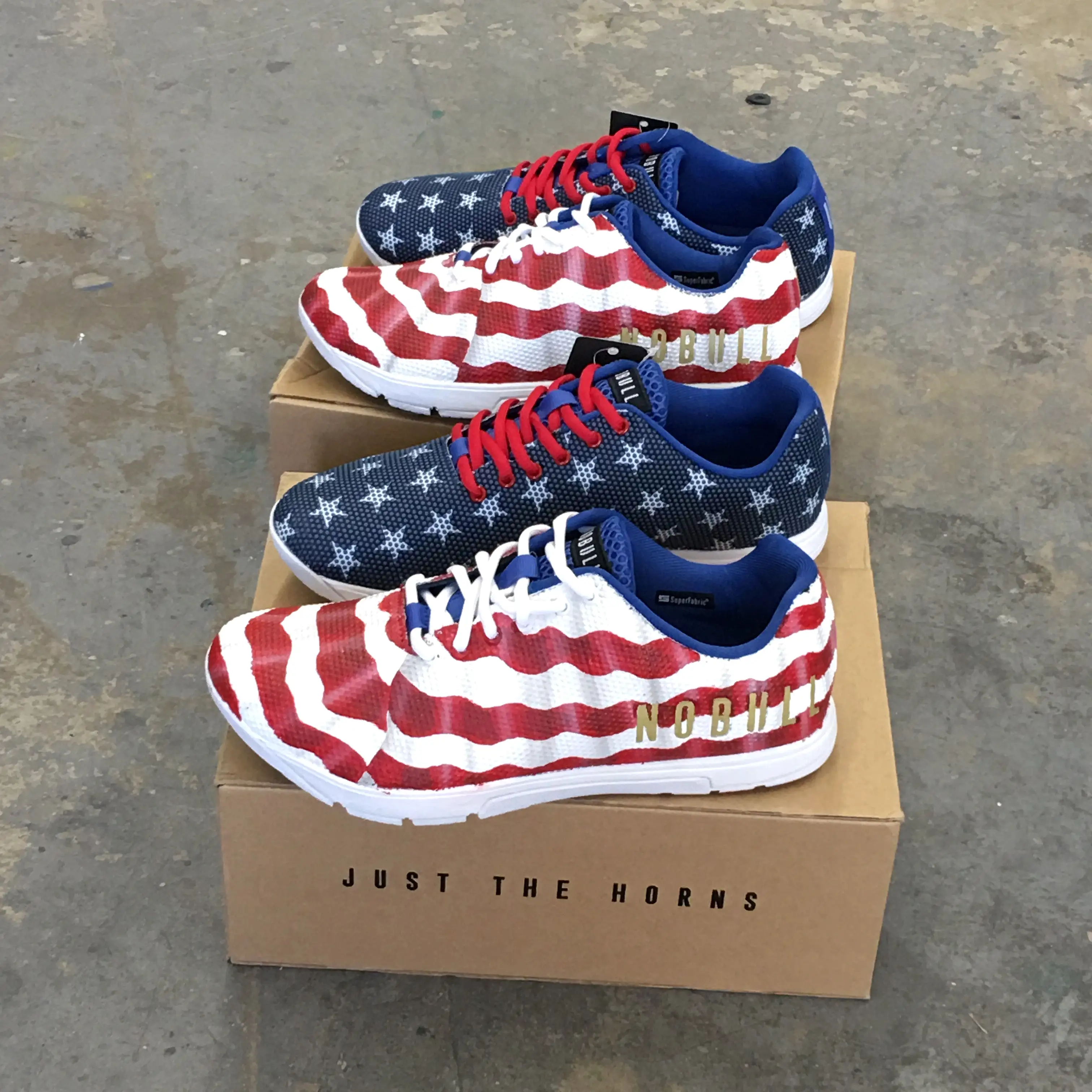 Custom American Flag NOBULL Trainers