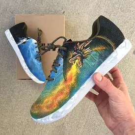 Custom Hand Painted Game of Thrones Dragon Themed NOBULL Trainers