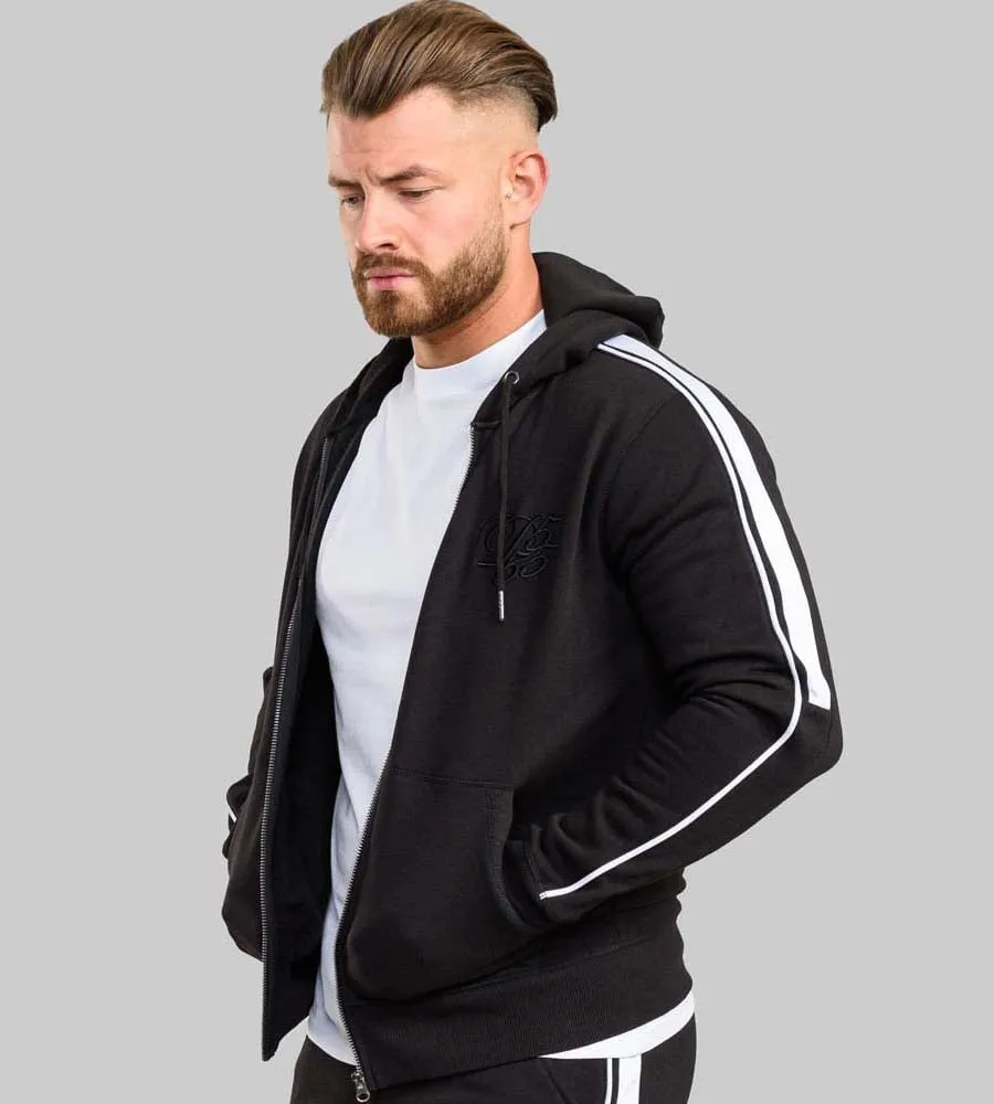 D555 Mens Couture Hoodie With Shoulder & Sleeve Contrast Panel (SOUTHWICK)