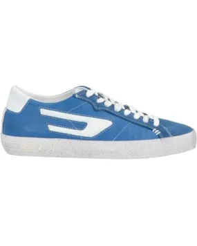 Diesel Y02741Pr663 Mens Leroji Low Sneakers Blue And White