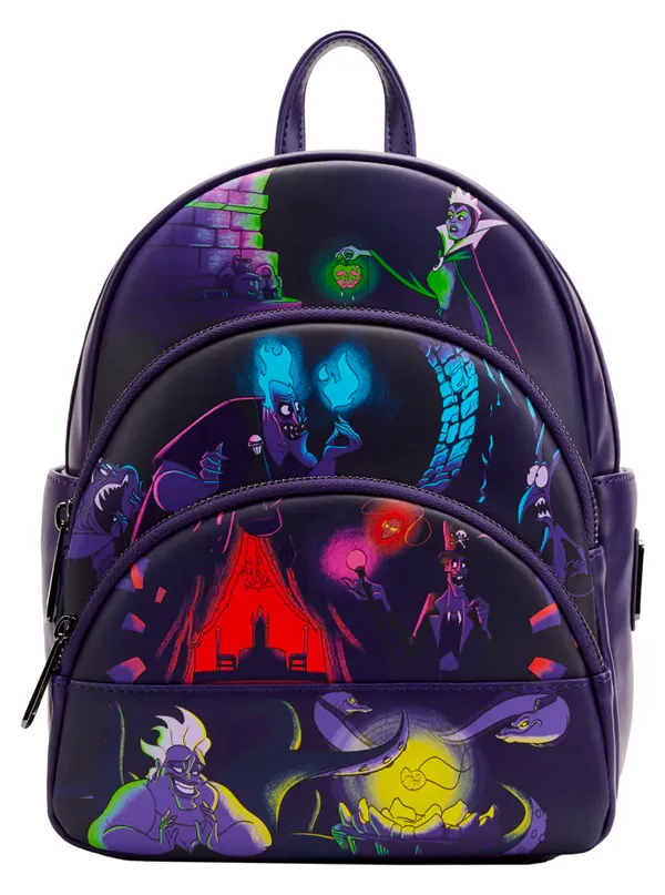 Disney Villains Glow in the Dark Mini Backpack