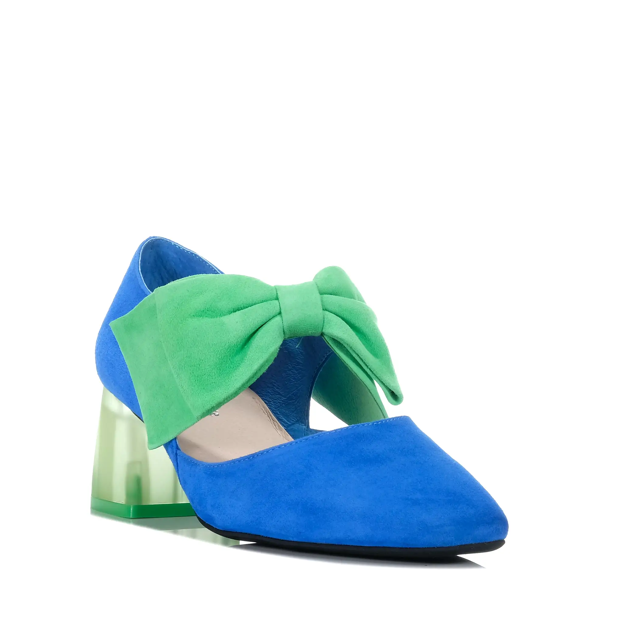 Django & Juliette Misha Cobalt Lime Suede