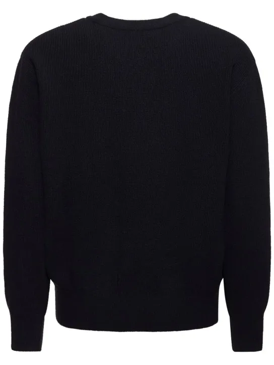 Dunst   Buttoned crewneck unisex sweater 