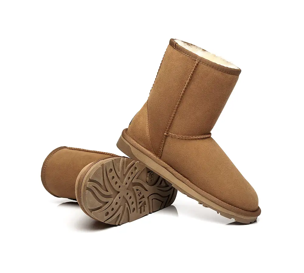 EVERAU Short Classic Sheepskin Boots