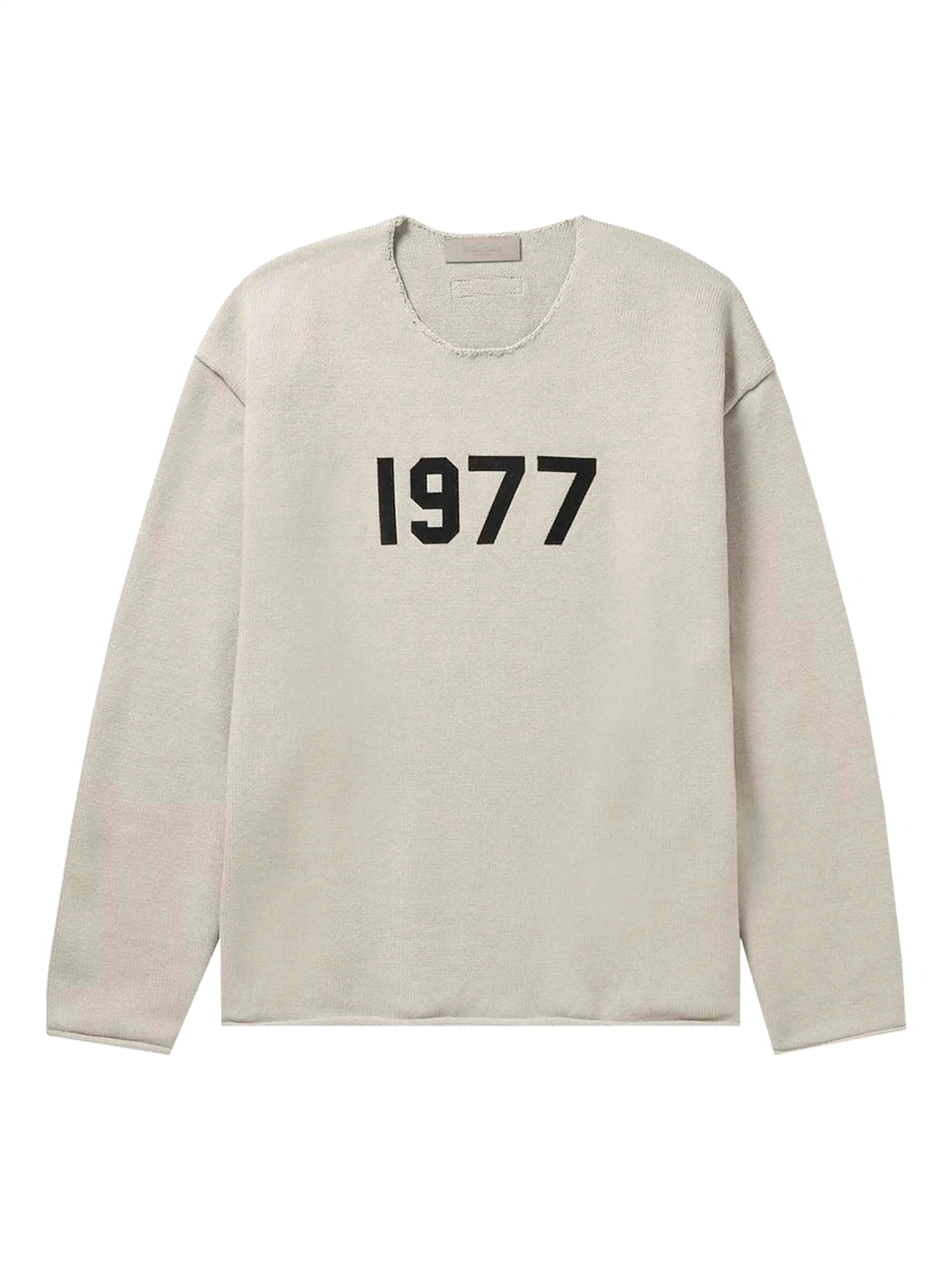 Fear of God Essentials 1977 Raw Edge Sweater Wheat [SS22]