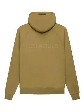 Fear Of God Essentials Back Logo Hoodie Amber [FW21]