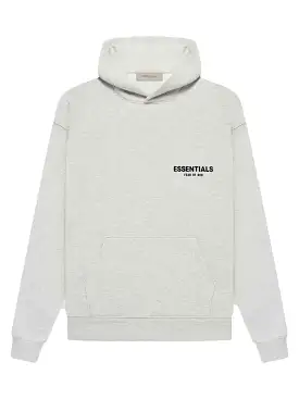 Fear of God Essentials Hoodie Light Oatmeal [SS22] [FACTORY FLAW]