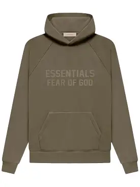 Fear of God Essentials Hoodie Wood