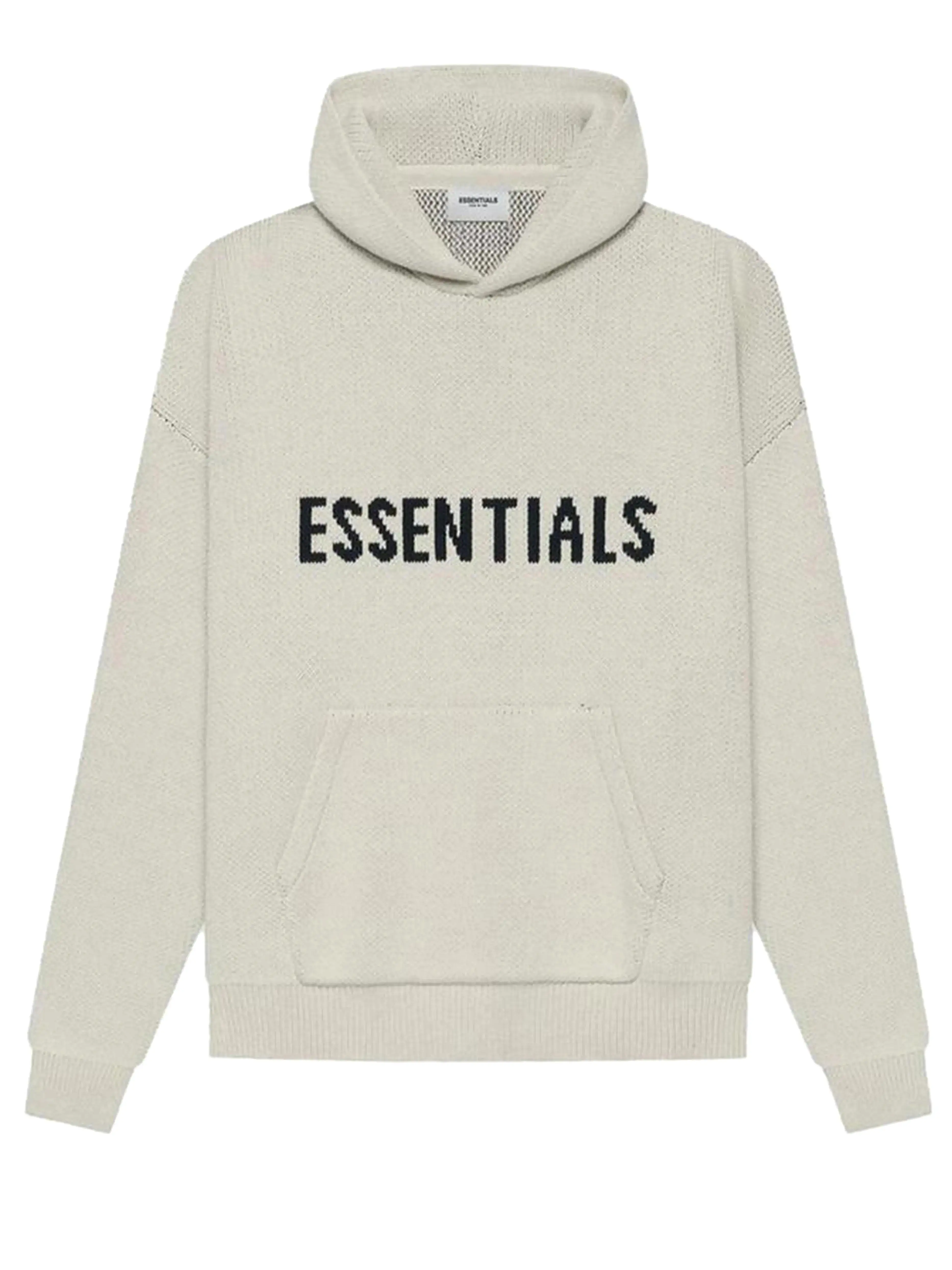 Fear Of God Essentials Knit Pull Over Hoodie Moss [SS21]