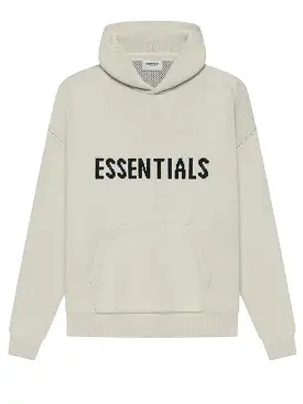 Fear Of God Essentials Knit Pull Over Hoodie Moss [SS21]