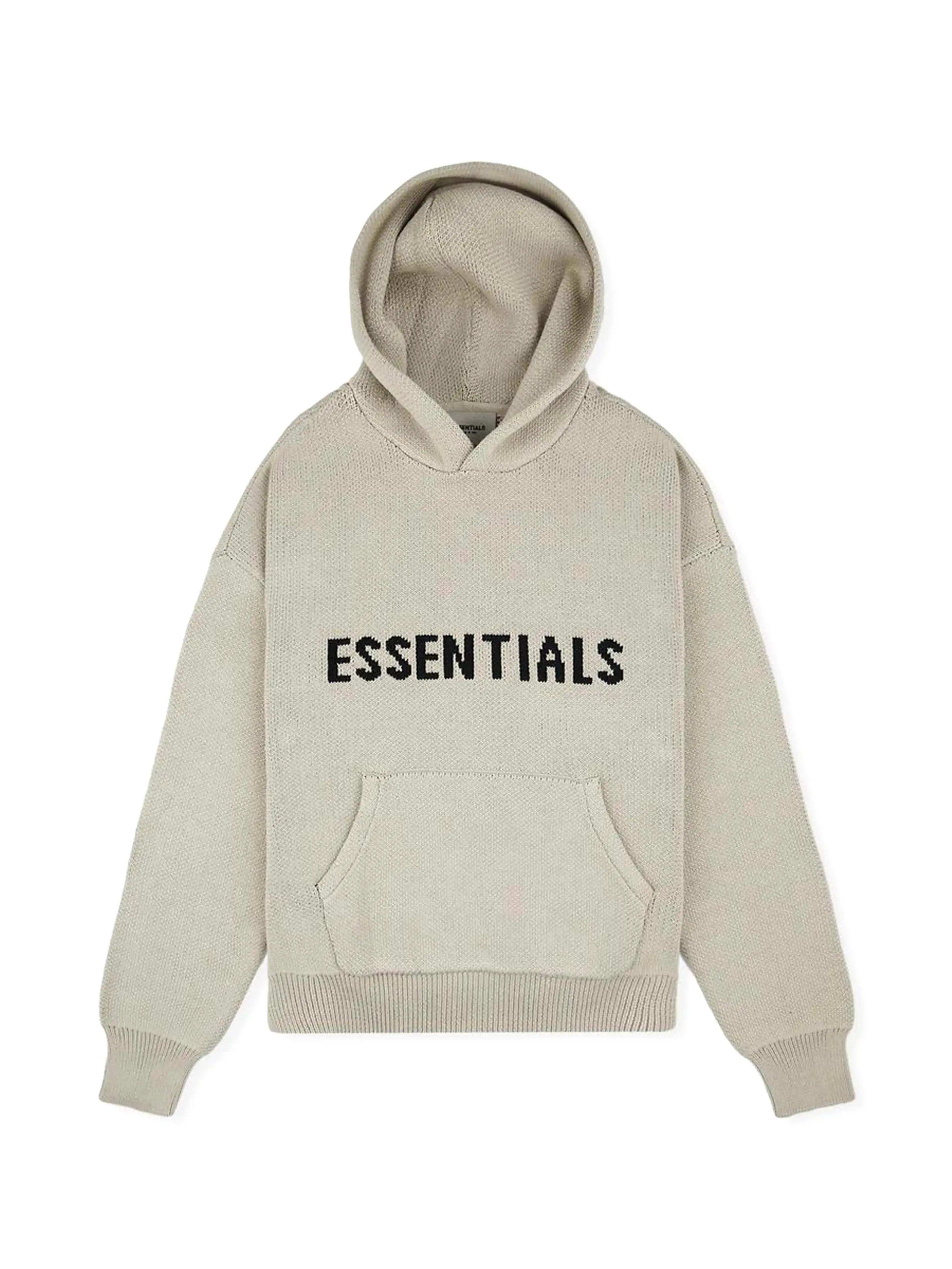 Fear Of God Essentials Pullover Knit Hoodie Olive/Khaki [FW20]