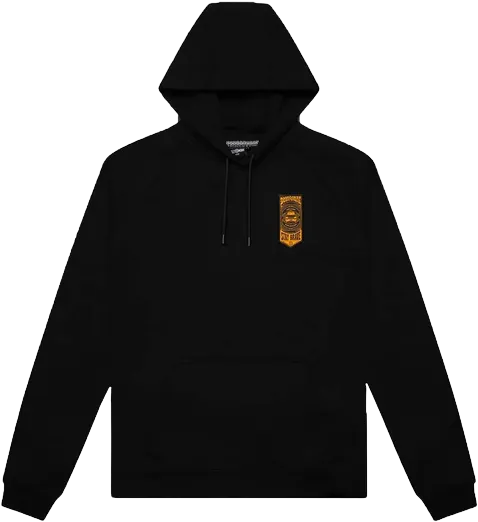 Felpa cappuccio uomo pandino hoodie BLACK