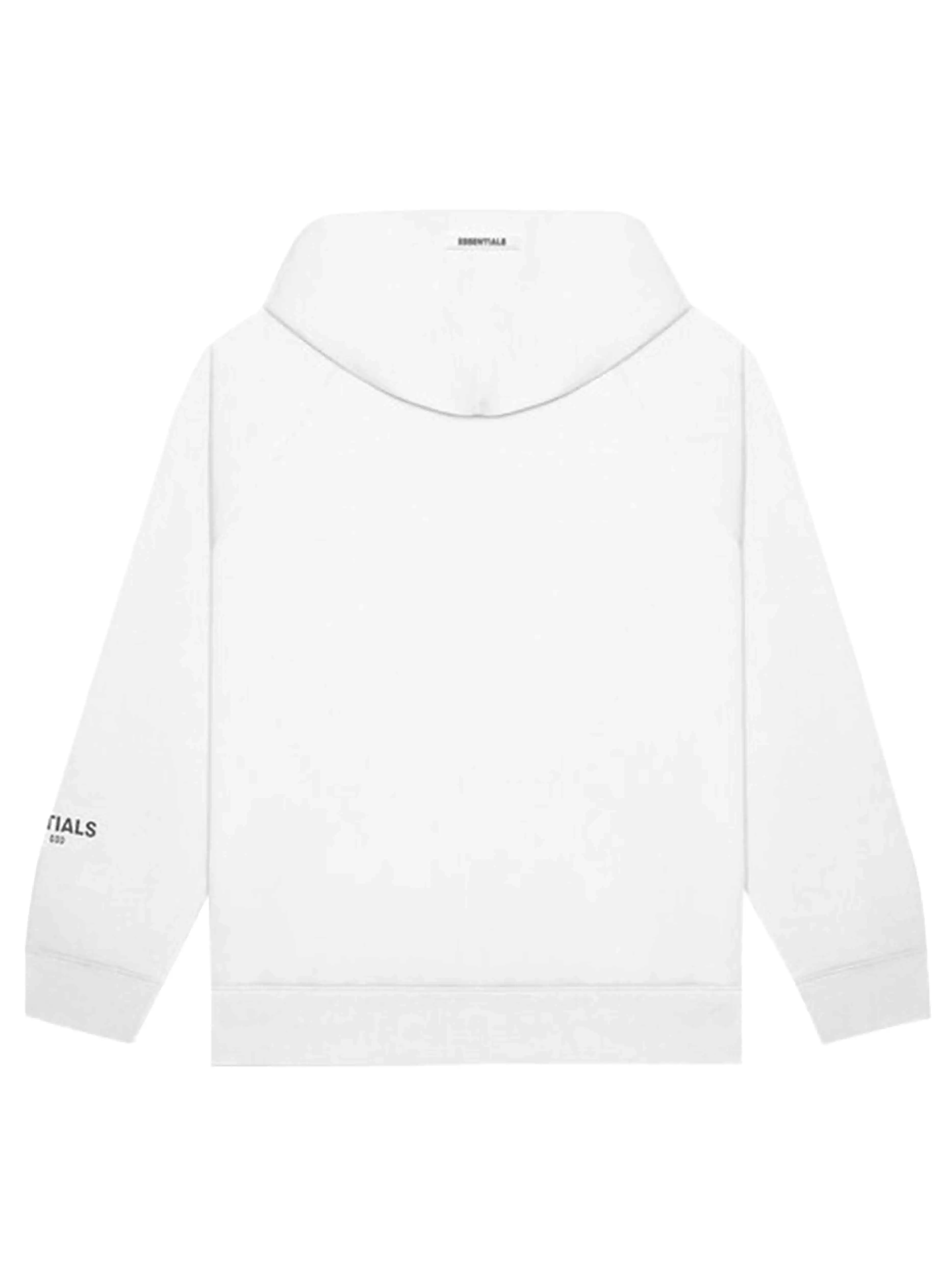 FOG ESSENTIALS 3D Silicon Applique Pullover Hoodie White