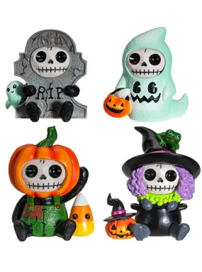 Furrybones Halloween Set of 4