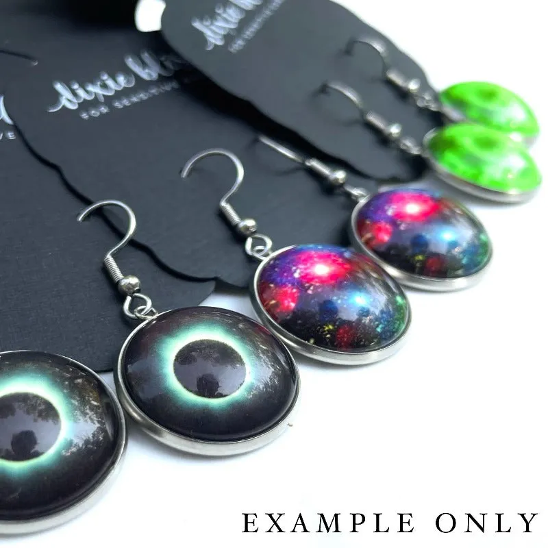 Glow in the Dark Spooky Earrings