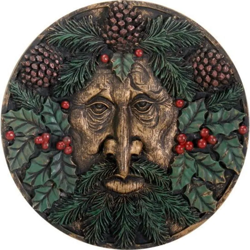 Greenman 4 Seasons  Wall Plaque - Individual