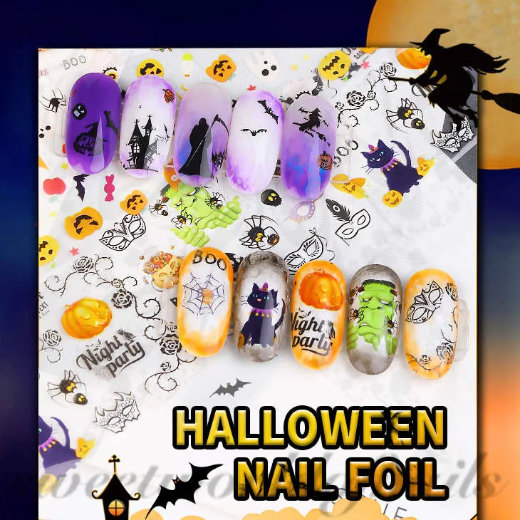 Halloween Nail Art Nail Foils