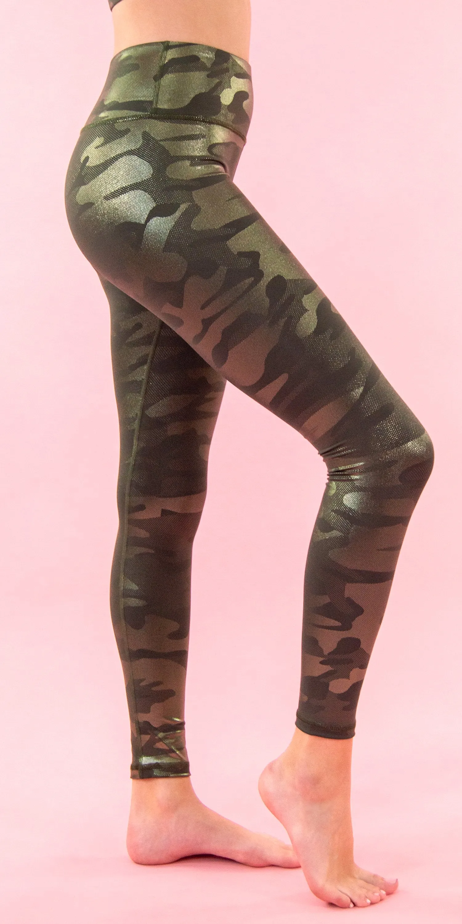 High-Performance Compression Green Camo - Legging [Final Sale]