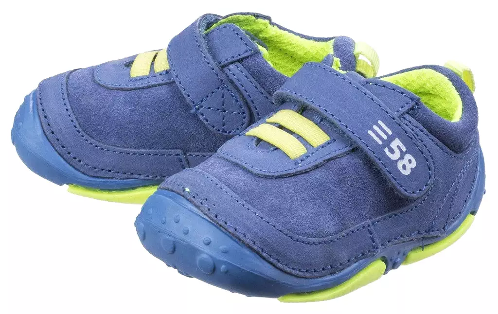 Infants first Shoes Blue Pre Walkers Walkers Leather E,F & G Fit