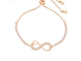 Infinity Bracelet With Heart