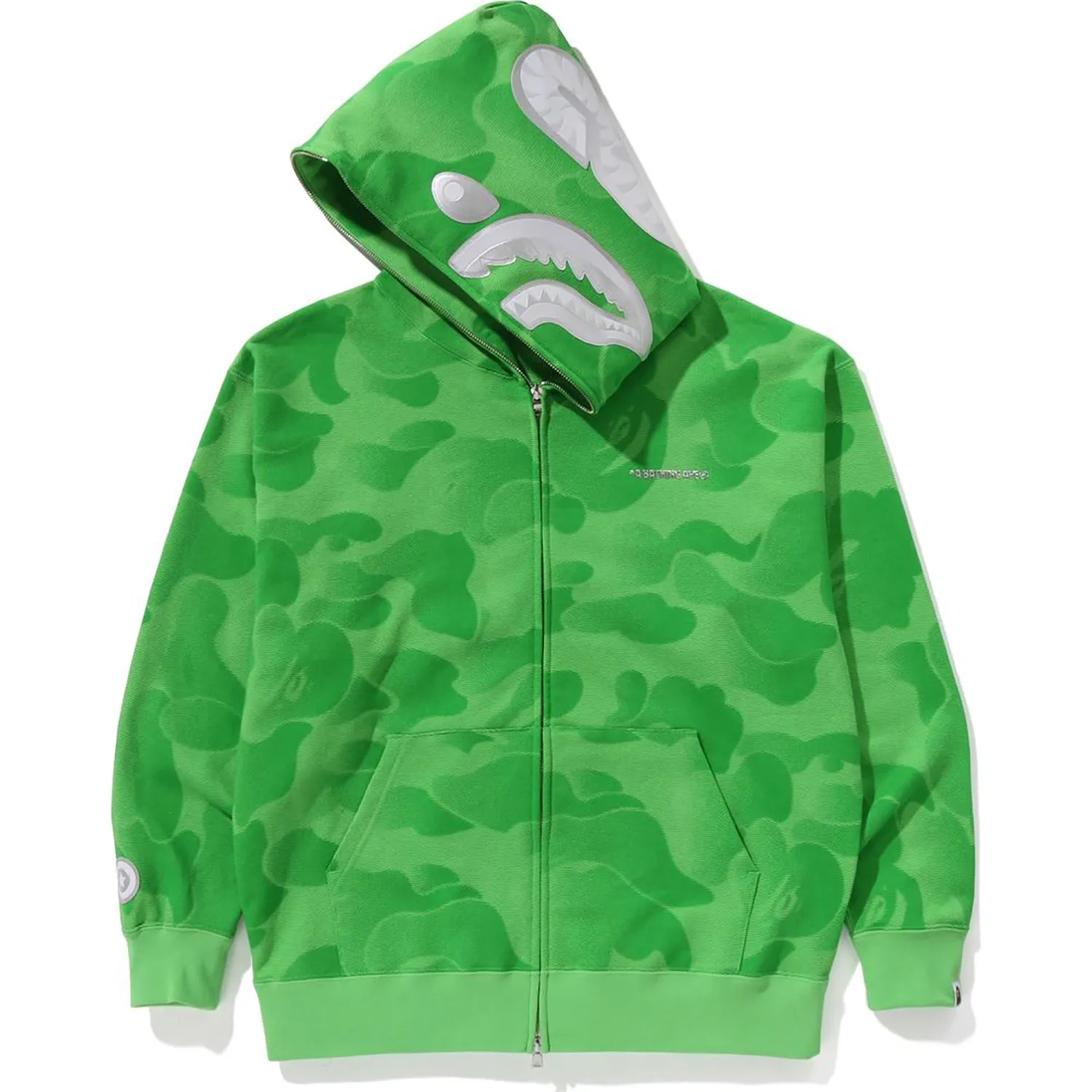 INK CAMO SHARK ZIP HOODIE MENS