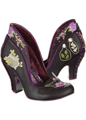 Irregular Choice Halloween Creepy Cute 50's Pumps Black