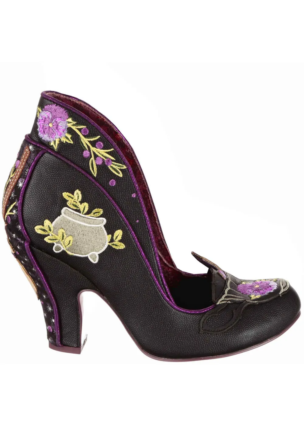 Irregular Choice Halloween Creepy Cute 50's Pumps Black