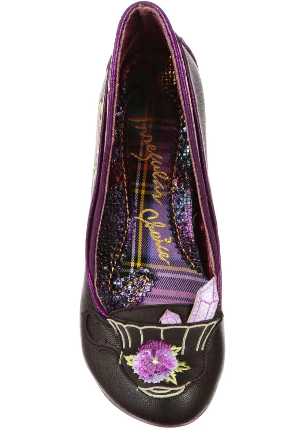 Irregular Choice Halloween Creepy Cute 50's Pumps Black