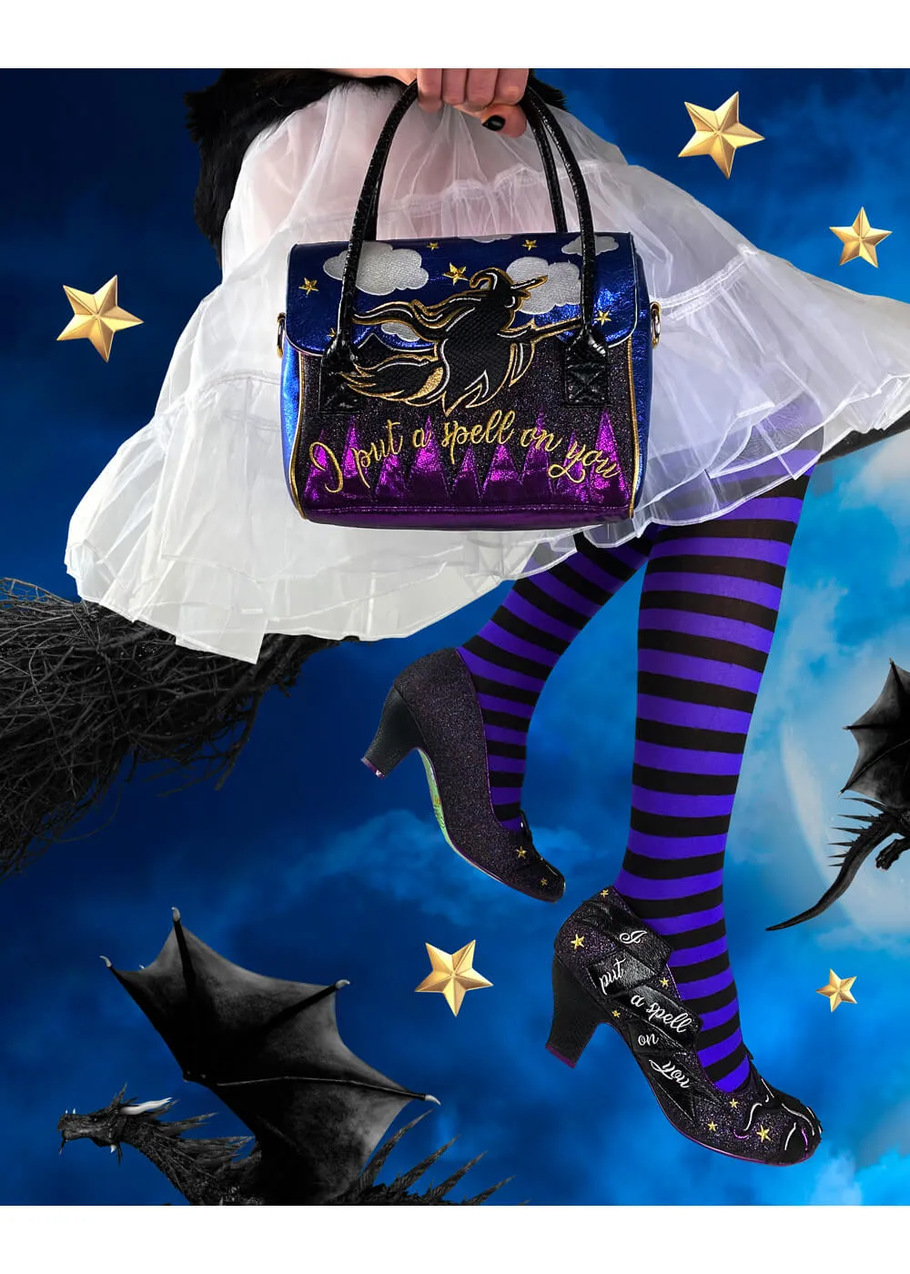 Irregular Choice Halloween Now You're Mine Pumps Black