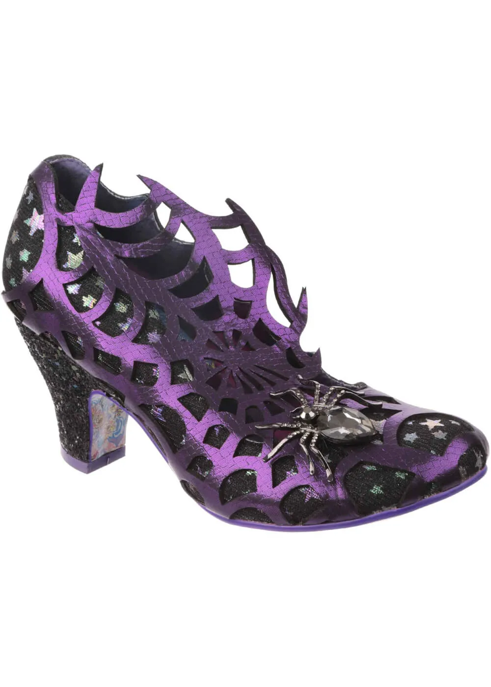 Irregular Choice Halloween On The Web Pumps Black Purple