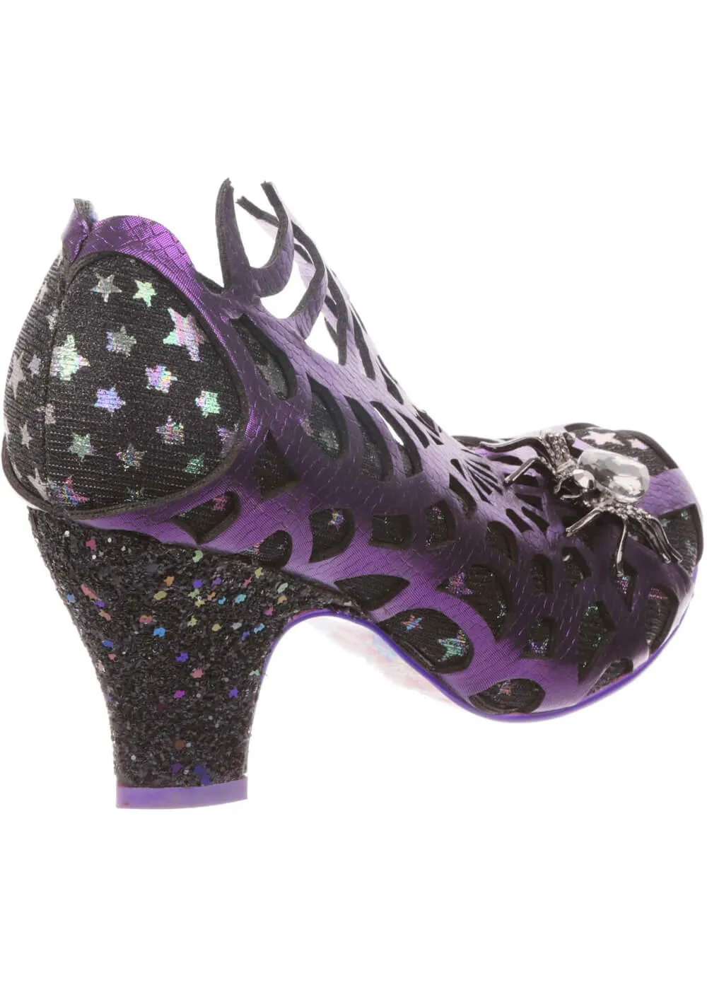 Irregular Choice Halloween On The Web Pumps Black Purple