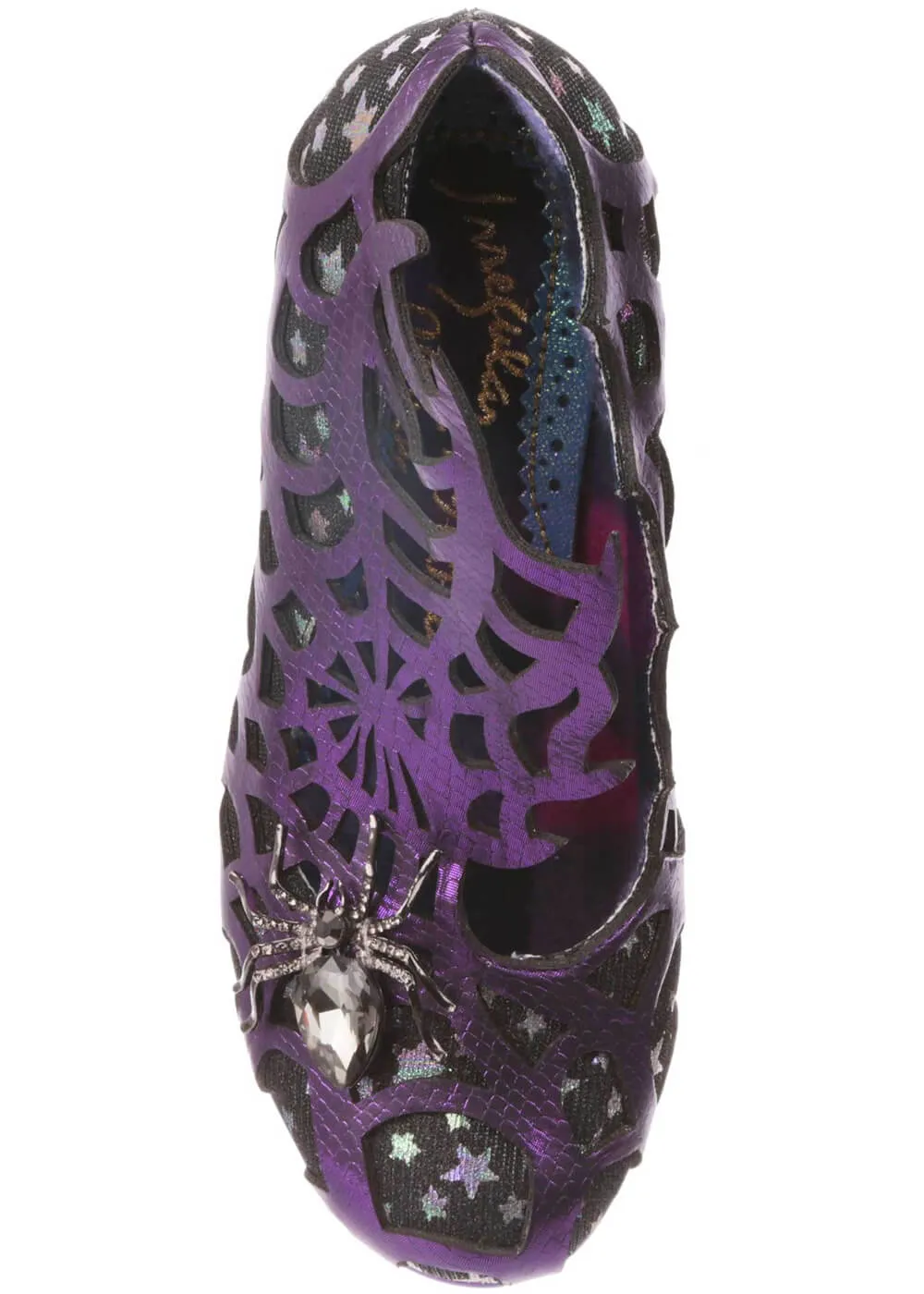 Irregular Choice Halloween On The Web Pumps Black Purple