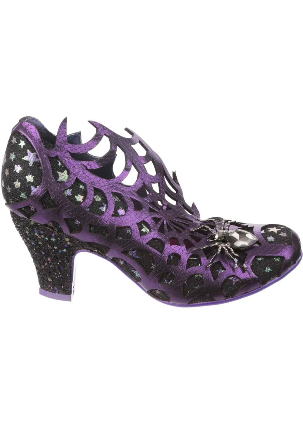 Irregular Choice Halloween On The Web Pumps Black Purple