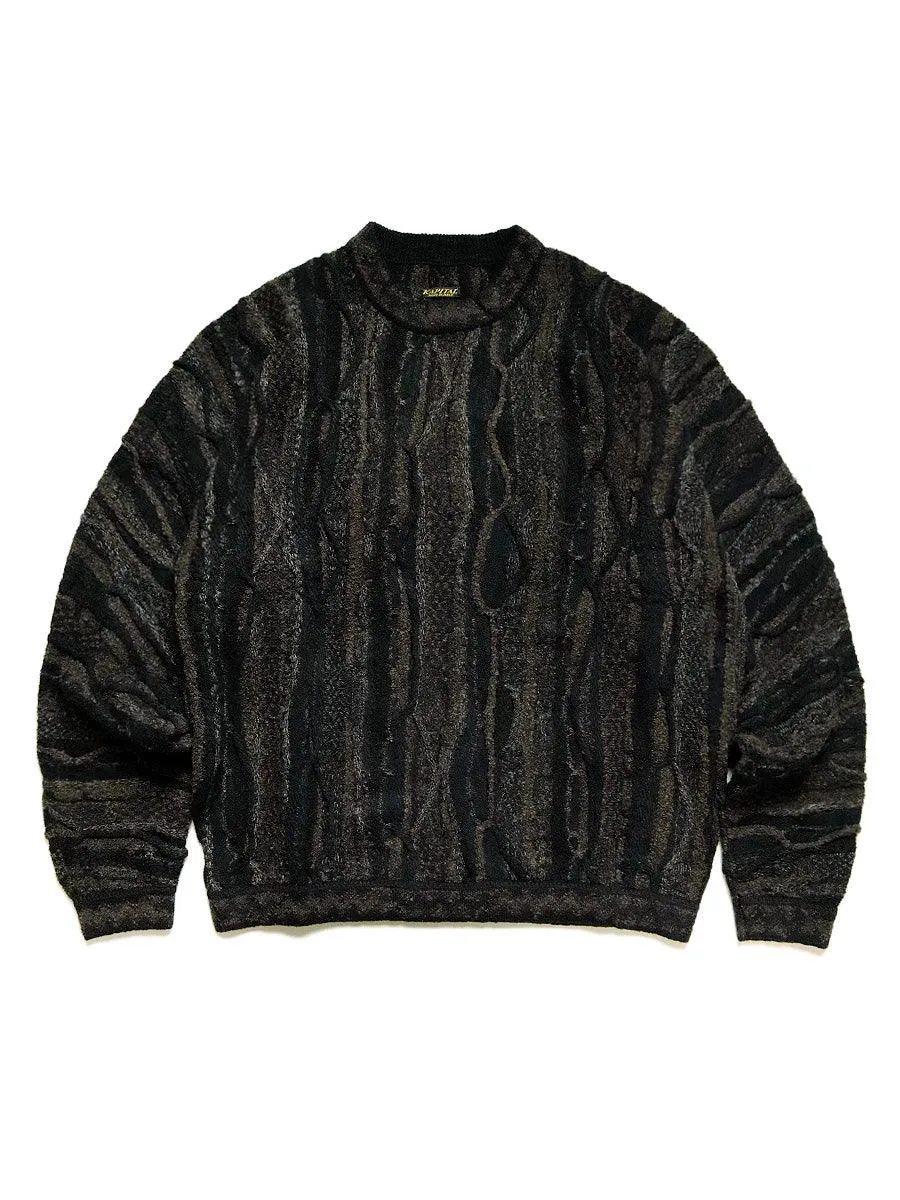 Kapital 7G Knit Gaudy Crew Sweater