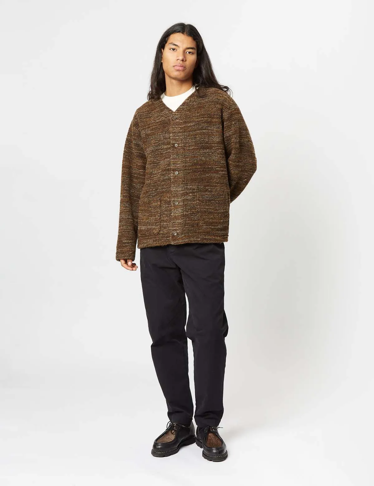 Knit Cardigan - Brown