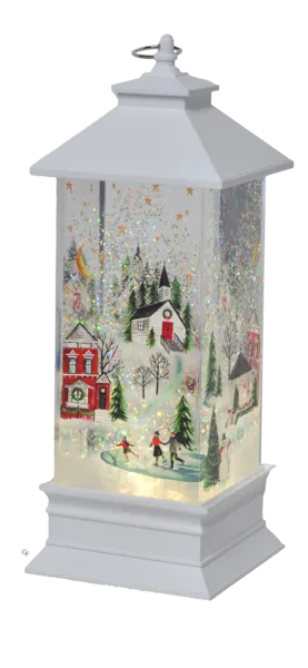 LED Village Scene Lantern